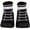 Black, variant on Skidders Baby Boys' Slippers - Non-Skid Slipper Sock House Shoe Booties Size: 12-24M, Size 12 Months, Black Crystal Grip