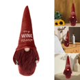 thumbnail image 2 of Red Wine Dwarf Ornament Plush Dwarf Figurine Christmas Decoration for Tiered Tray Farmhouses Kitchen Living Room, 2 of 9