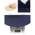 thumbnail image 4 of Sonducket ¡Novedad de 2021! Sombrero de verano a la moda, gorra con visera para mujer, gorra de playa hueca elástica antiultravioleta, gorra informal Sombreros gris, 4 of 8