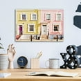 thumbnail image 4 of Epic Art 'London Houses Spring' by Keri Bevan, Acrylic Glass Wall Art, 16"x12", 4 of 8