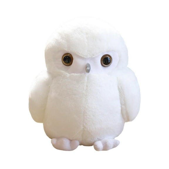JWQFBC Plush Owl Doll ,Plushie Pillow ,Hugging Gift ,Soft Plush Toy Cute for Home Decor White 40cm