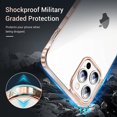 thumbnail image 3 of Wekity Coque Transparente Compatible avec l'Iphone 12/12 Pro, Coque de Protection Anti-Choc Anti-Jaunissement Mince, 6,1 Pouces, 3 of 5