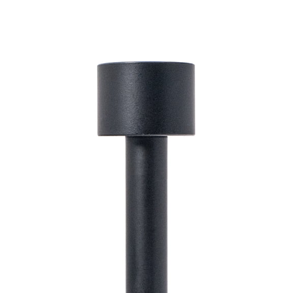 Dwell Studio, Cutomizable Café Rods, 1/2" Iron Material, 8 inch-48 inch Kit, Matte Black