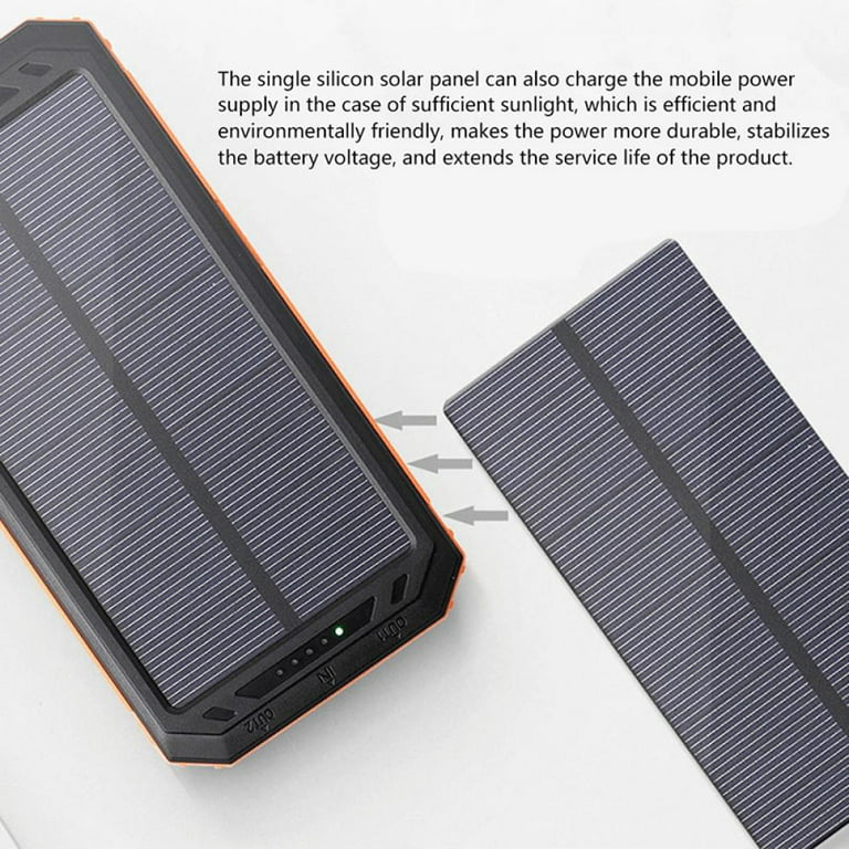 Buy 300000mAh Waterproof Portable Solar Charger Dual USB External Battery Power  Bank Online