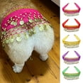thumbnail image 3 of Yiokii ZOUBAOQ Corgi Dog Costume,Dog Waist Chain Butt Curtain Clothes Dogs Belly Dancer Costume with Sequin,Passionate Pet Puppy Shaking Hip Dance Hip Scarf Dection, 3 of 8