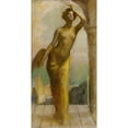 thumbnail image 3 of Pascal-Adolphe-Jean Dagnan-Bouveret 9x14 Black Modern Framed Museum Art Print Titled - Painting (1890), 3 of 5