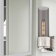 thumbnail image 2 of Innovations Lighting  Bolivar - 1 Light 12" Wall-Mounted Sconce Polished Nickel/Plated Smoke, 2 of 2