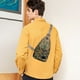 thumbnail image 3 of Bolsa de hombro camuflaje, bolsa de pecho estilo militar, para senderismo, viajes, uso diario, bolsa de hombro casual de camuflaje, bolsa de hombro de tela Oxford, mochila cruzada verde, 3 of 6