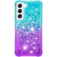 thumbnail image 2 of Case for Samsung Galaxy S23 Plus, Galaxy S23 Plus Case Liquid Cute Clear Glitter Shockproof Anti-Scratch Soft TPU Protective for Girls Women Phone Case for Samsung Galaxy S23 Plus Gradient Blue, 2 of 12