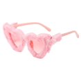 thumbnail image 2 of Felpa suave de la moda, anteojos clásicos de las gafas de  UV400 para la Rosado Yuyangstore Gafas de sol en forma de corazón, 2 of 8