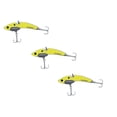 thumbnail image 1 of SteelShad Original - 3/8 oz - Yellow Shad - 3 Pack - Lipless Crankbait for fresh water & salt water Fishing - Long Casting Bass Lure Perfect for Bass, Pike, Musky, Walleye, Trout, Salmon and Striper, 1 of 5