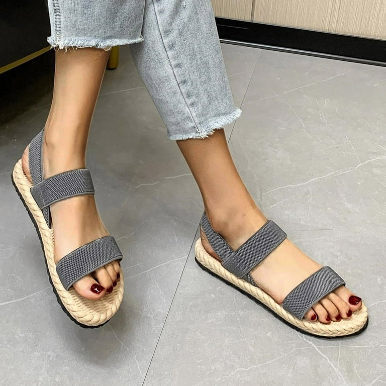 Grey dressy sandals sale