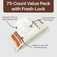 thumbnail image 5 of Kreair 3in1 Leather Wipes 75 XL Count, Clean, Condition & Restore Shine, Extra-Large 8"x10" Wipes for Car Seats, Shoes, Furniture & Bags, Thick, Durable & Non-Linting, Safe for All Leather Types, 5 of 7