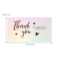 thumbnail image 4 of MasteelfCA 50pcs Delicate Thank You Business Cards Shopping Purchase Thanks Greeting Cards, 4 of 7