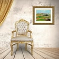 thumbnail image 3 of Gauguin, Paul 32x26 Gold Ornate Wood Framed with Double Matting Museum Art Print Titled - Landscape at Le Pouldu, 3 of 4