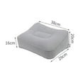 thumbnail image 2 of Knee Travel Foot Rest Pillow Height Fast Inflating Leg Knee Pillow for Adult Kids Airplane, 2 of 5
