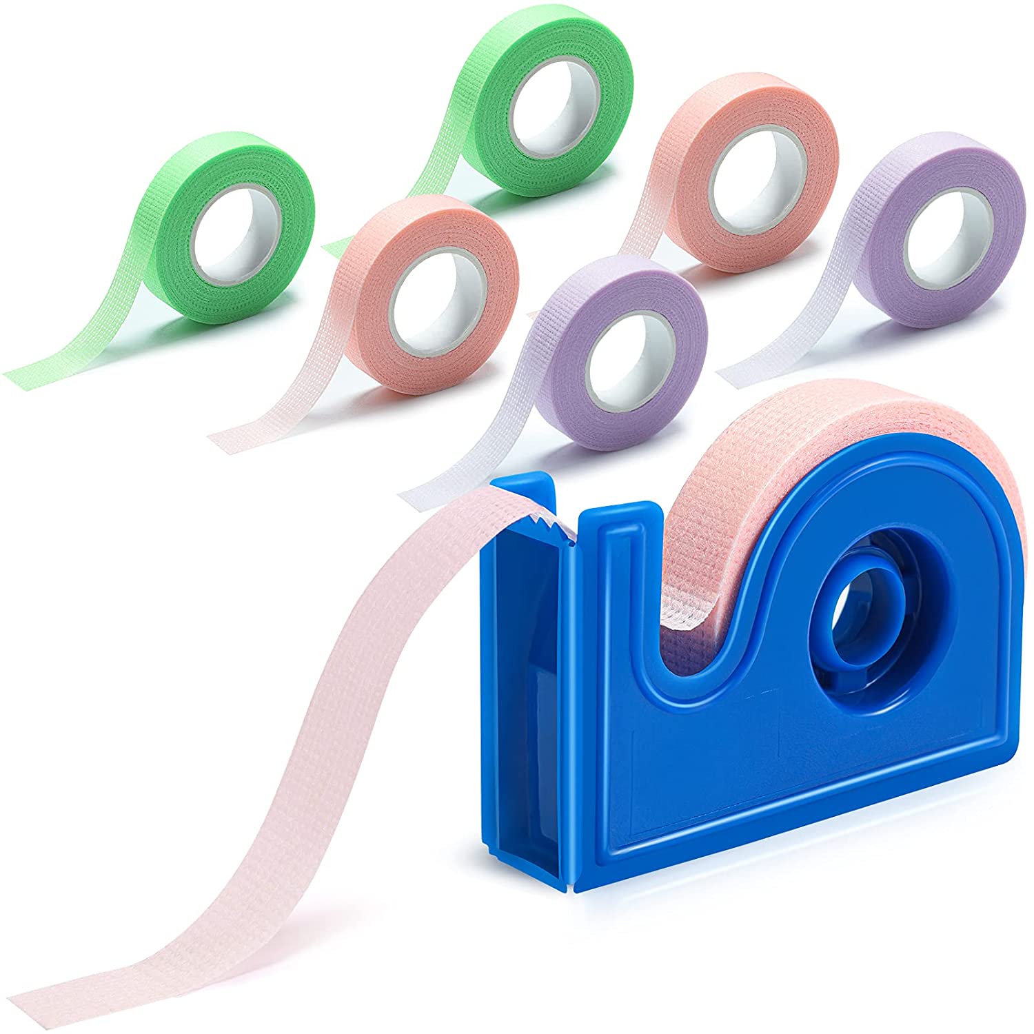 Blue Eyelash Tape Cutter Roll Tape Holder Tape Dispenser Cutter Desktop