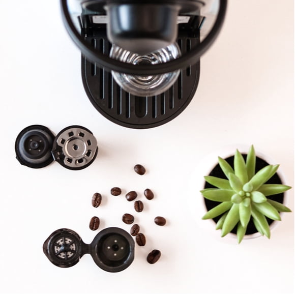 Tazas De Café K, Cápsulas Profesionales De Acero Inoxidable Con Cuchara Para Filtrar Para Para Espresso