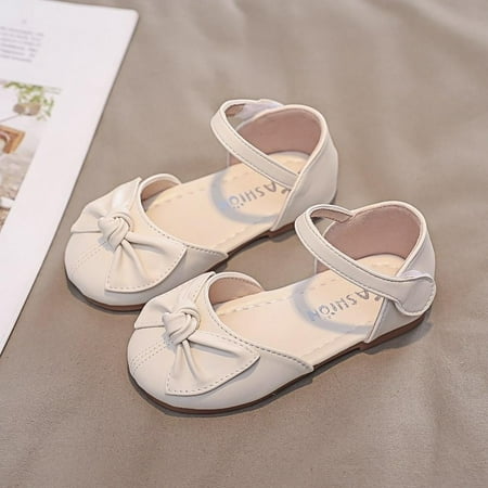 

PROMOTION SALES!Korean Girl Half Sandals Female Baby Bow Princess Small Leather Shoes Fashion Casual Shoes