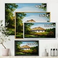 thumbnail image 4 of Designart 'Traditional Cottage At Sunrise In Summer' Traditional Framed Canvas Wall Art Print, 4 of 5