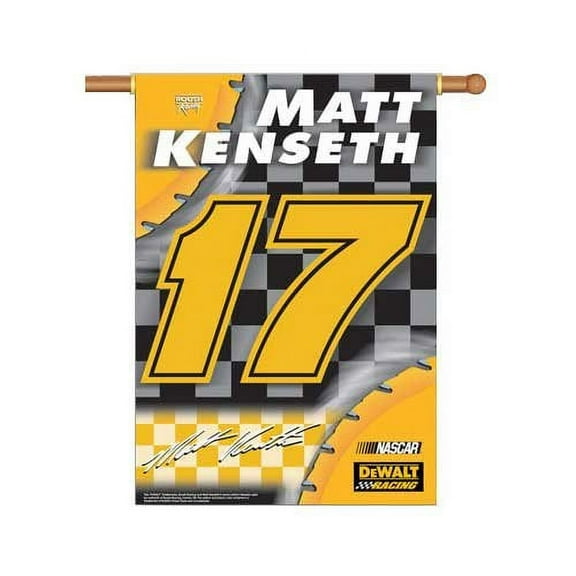 Matt #17 Kenseth Two-Sided 28 x 40 inch Banner Flag