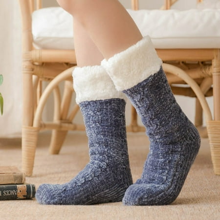 

Women Plush Socks Thick Warm Breathable Soft Autmn Winter Home Socks Hosiery