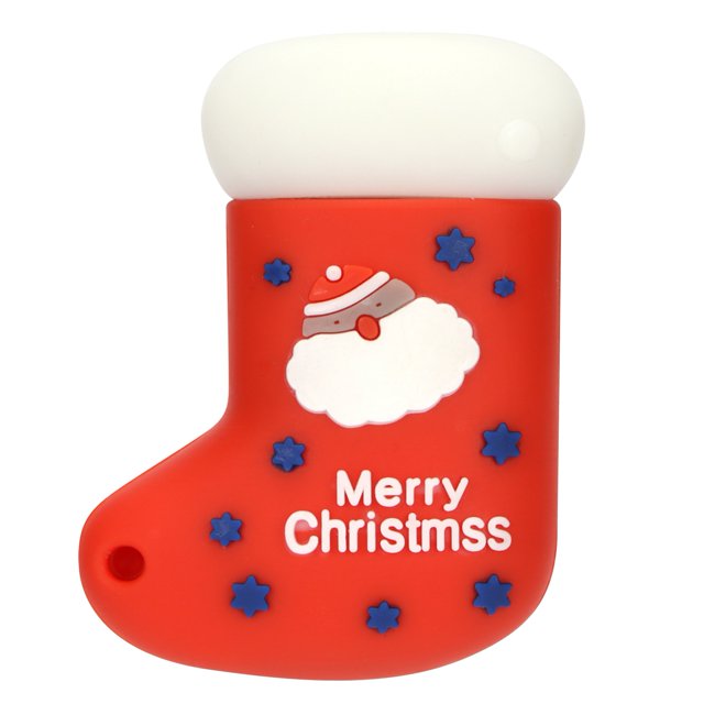 Unidad flash USB con forma de calcetín navideño linda unidad USB 20 portátil almacenamiento de datos Plug and Play de alta velocidad para oficina en casa regalos y regalos ANGGREK Otros