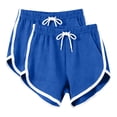 thumbnail image 2 of YgkuHd Women's Yoga Shorts 2 Packs, High Waist Tummy Control Athletic Shorts for Workout, Running, Lounge, Casual Summer Sports Shorts with Drawstring, Breathable Quick Dry Exercise Shorts for Women, 2 of 8