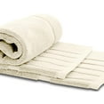 thumbnail image 5 of White Classic Hotel Collection Absorbent Cotton Bath Mats, Spa Reversible Floor Towels, not a Bathroom Rug, Ivory, 22 x 34, 2 Pack, 5 of 6