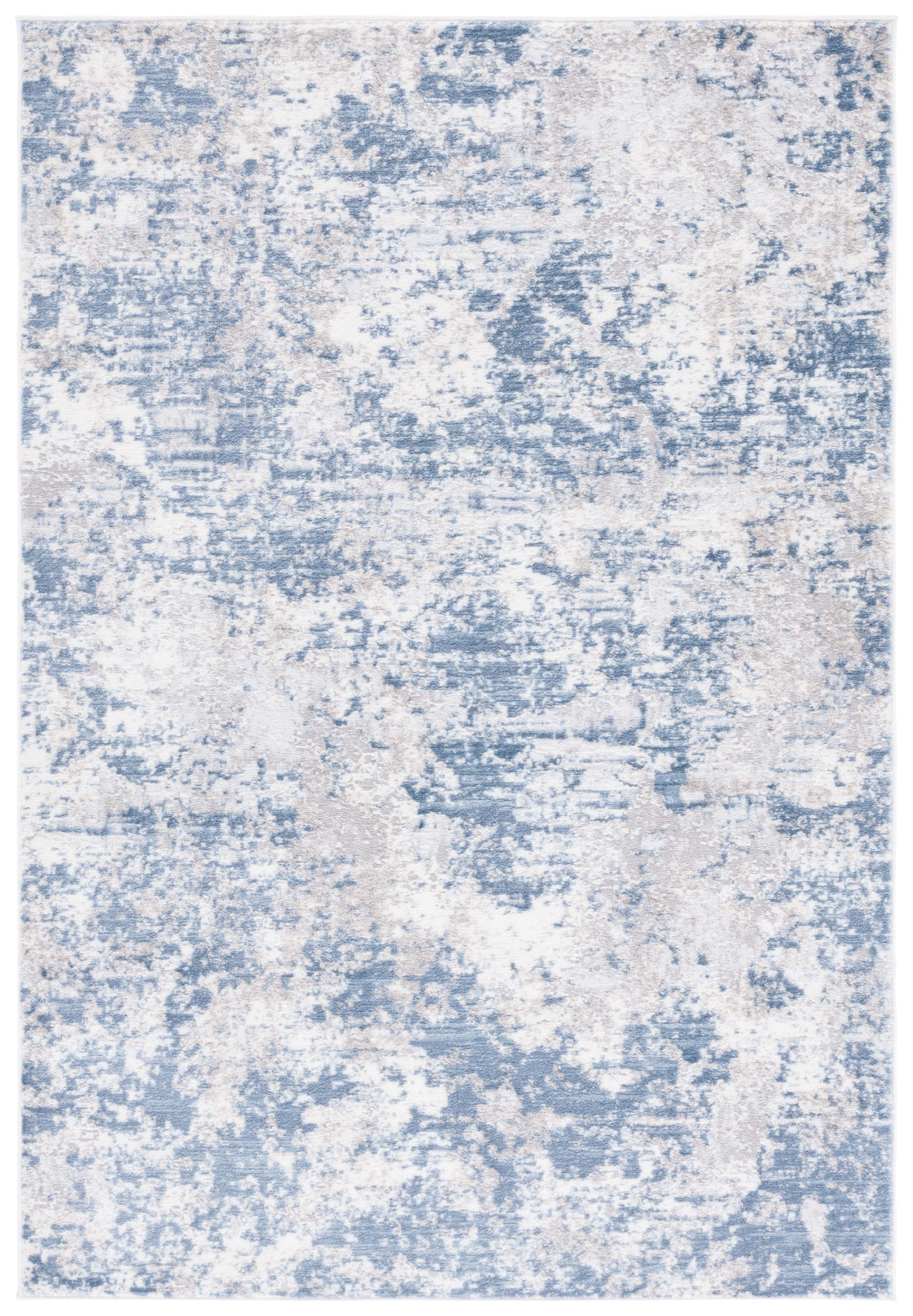 Safavieh Amelia Alastar Abstract Distressed Area Rug, Dark Blue/Gray, 6' x 8'