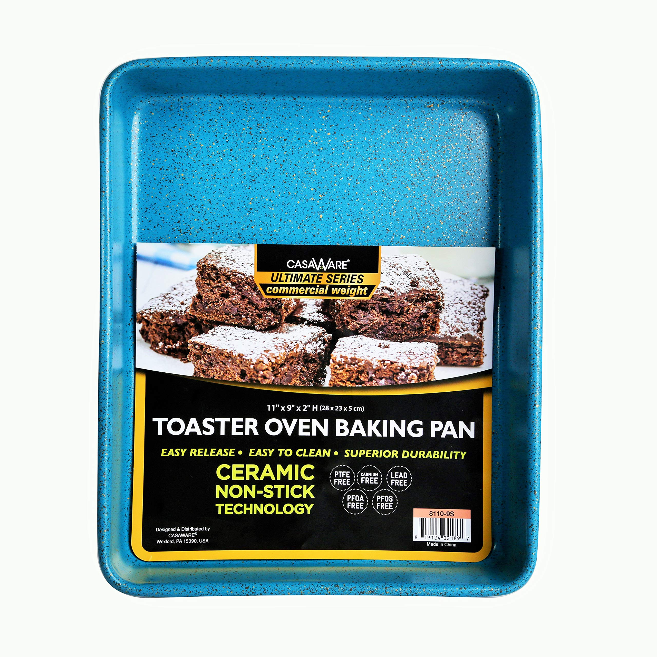Ult Toaster Oven Baking 11" x 9" x 2" Blue Granite