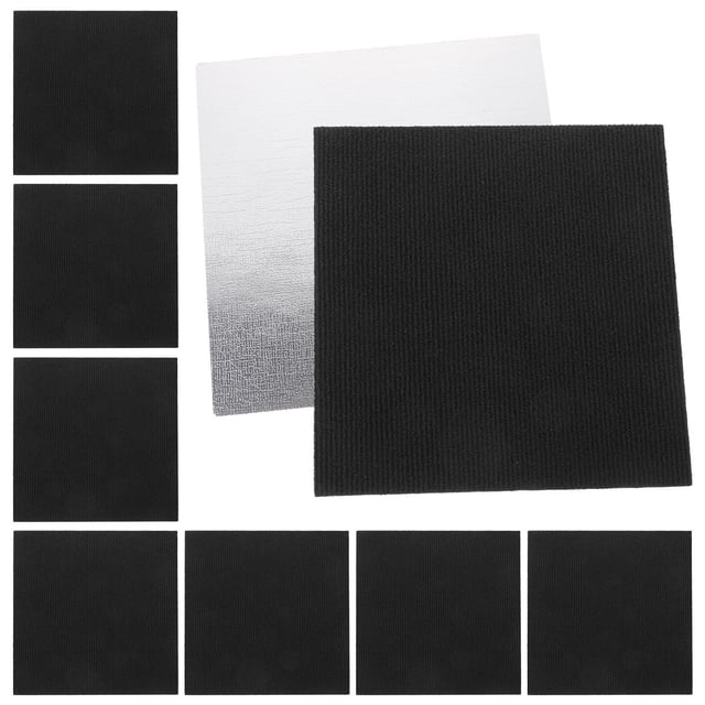 Minkissy 10Pack Self Adhesive Floor Sticker for Home Decoration 11.8X11.8X0.16In