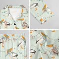thumbnail image 6 of Top-kevin Womens Pajamas Set Christmas Bows And Stars Pattern Soft Long Sleeve Sleepwear Button Down Sets, 6 of 12