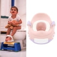 thumbnail image 1 of Inodoro De Entrenamiento Para Ir Al Baño, Cojín De PU Duradero Y Fácil De Limpiar, Diseño Separado Para Ir Al Baño Para Niños Pequeños Para El Hogar, 1 of 7