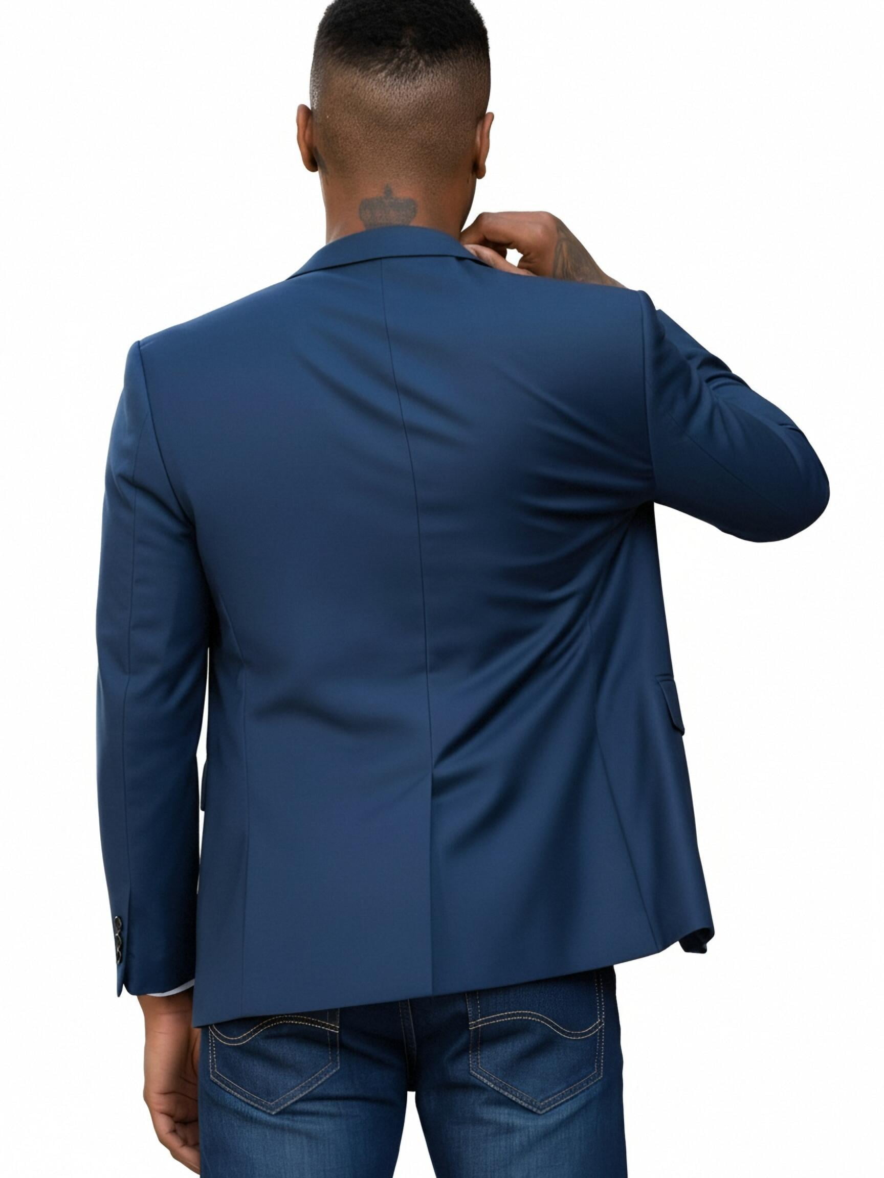 COOFANDY Mens Black Sport Coat Business Suit Jacket Casual One Button Blazer Lightweight Dress Jackets (Black XXXL)