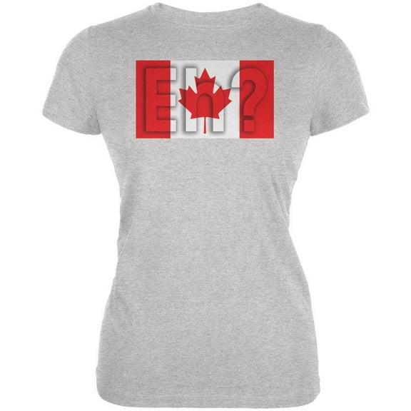 Canada Flag Canadian Eh Juniors Soft T Shirt
