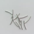 thumbnail image 3 of 50 cuentas espaciadoras de tubo de curva suave plateadas de 3 x 30 mm, cuentas de metal sueltas para manualidades, bricolaje, fabricación de joyas, accesorios, dijes y colgantes., 3 of 8