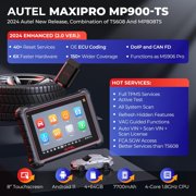 Autel Scanner MaxiPRO MP900TS Car Diagnostic Bidirectional Scan Tool, DoIP/CAN-FD, 40+ Service, TPMS Programming Relearn, OE ECU Coding Upgrade of MP808S-TS MS906TS
