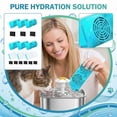 thumbnail image 2 of Pet Water Fountain Filters - 3 Activated Carbon Filter Papers & 3 Resin Cartridges, Multi - Filtration for Cat Water Dispensers, Long - Lasting Hydration Solution for Feline Pets, 2 of 6