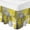 Yellow, variant on Blue Grey Bed Skirt Queen Size 16 Inch Drop, Elastic Wrap Around Bed Skirts Pleated Luxury Dust Ruffles For Twin Full Queen Cal King Base Beds, Modern Oil Painted Abstract Art Aesthetics