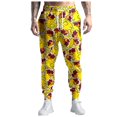 thumbnail image 1 of HUANBAI Costumes des Années 80 pour Hommes Pantalons de Jogging Pantalons Décontractés Pantalons de Course avec Cordon Tenue des Années 90 pour Hommes, 1 of 5