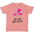 thumbnail image 3 of Inktastic My Gigi Loves Me with Two Flamingos Boys or Girls Toddler T-Shirt, 3 of 5