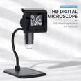 thumbnail image 2 of Riwcyla 2.4 Inch LCD Digital Microscope 1080P 1000X Magnification Portable Magnifier with 8 LED Lights for Home Lab Use, 2 of 7
