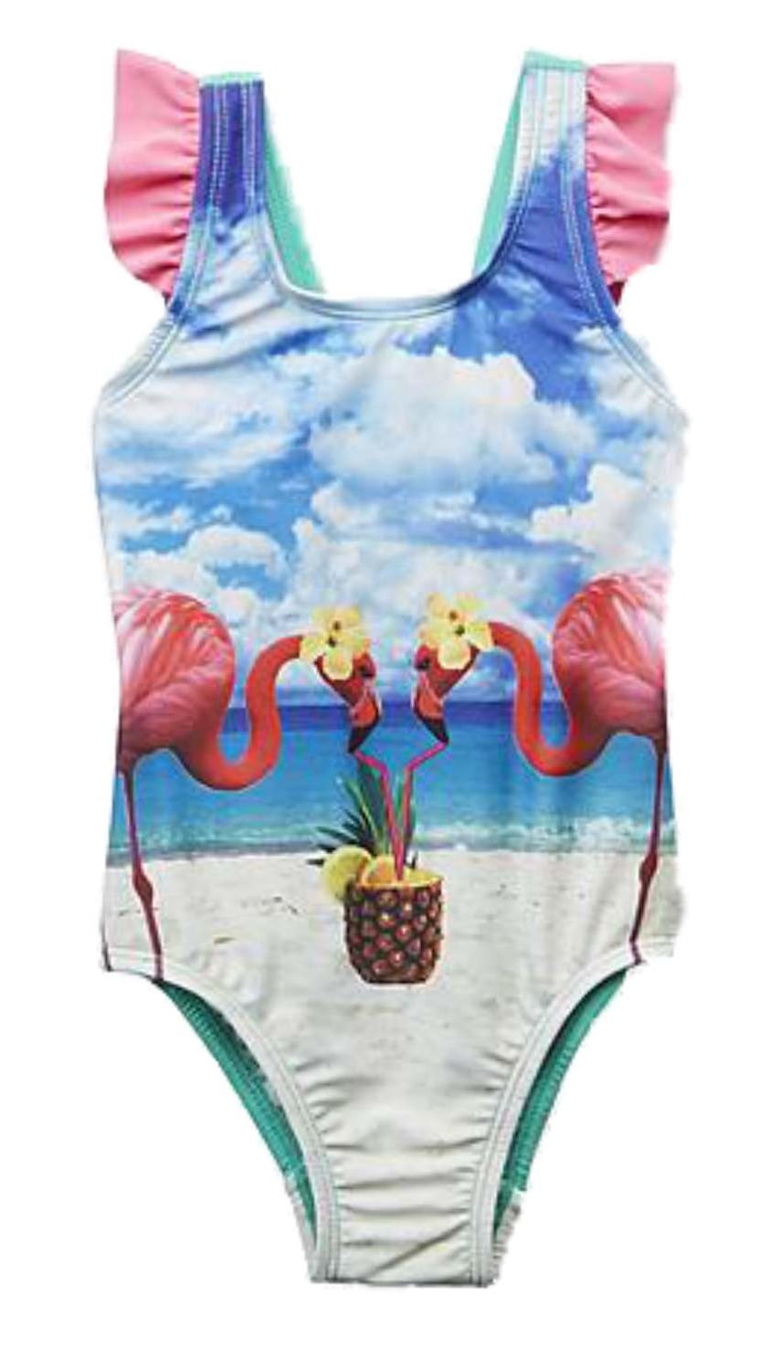 infant flamingo swimsuit