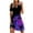 Purple, variant on fartey Women's Cold Shoulder Dresses Tunic Comfy Sunflower Print Mini Dress Cut out Crew Neck Short Sleeve Vacation Sundress