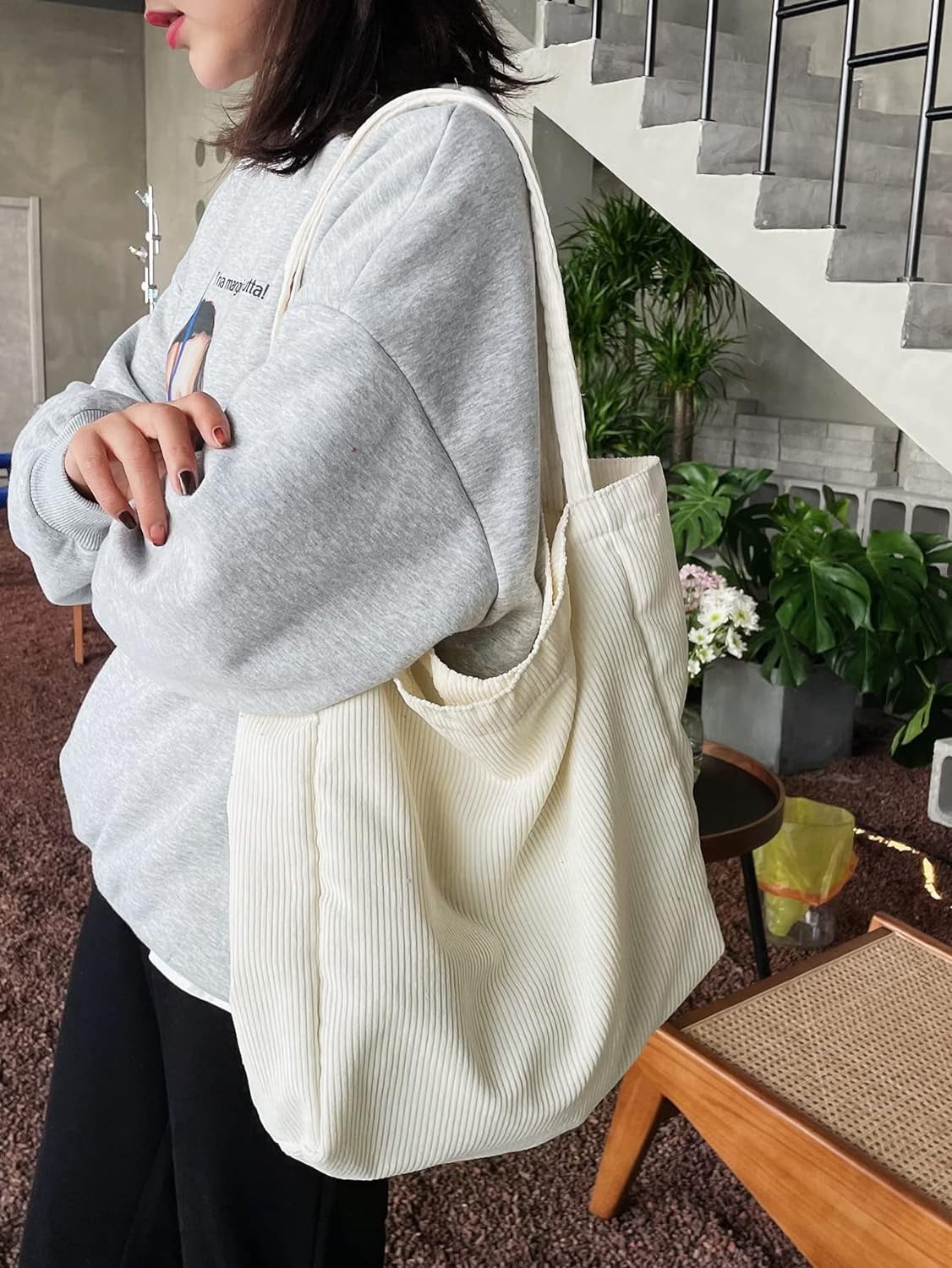 Women's Crochet Tote Bag Hollow Out Summer Shopping Bags Shoulder Handbags