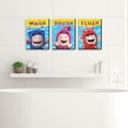thumbnail image 4 of Oddbods x Big Dot of Happiness - Kids Bathroom Rules Wall Art - 7.5 x 10 inches - Set of 3 Signs - Wash, Brush, Flush, 4 of 6