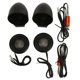 thumbnail image 1 of Tweeter de cúpula de 150W de estructura compacta negra de alta fidelidad con Base para todos los sistemas de Audio del coche, 2 uds., 1 of 5