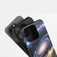 thumbnail image 2 of Galaxy Space Stars for All iPhone Series Tough Phone Case Outer Space Theme Blue Purple Finish, 2 of 7