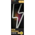 thumbnail image 7 of BrightSide 13" Lightning Shaped LED Neon Table Light, Multicolor, Battery-Powered, 7 of 7
